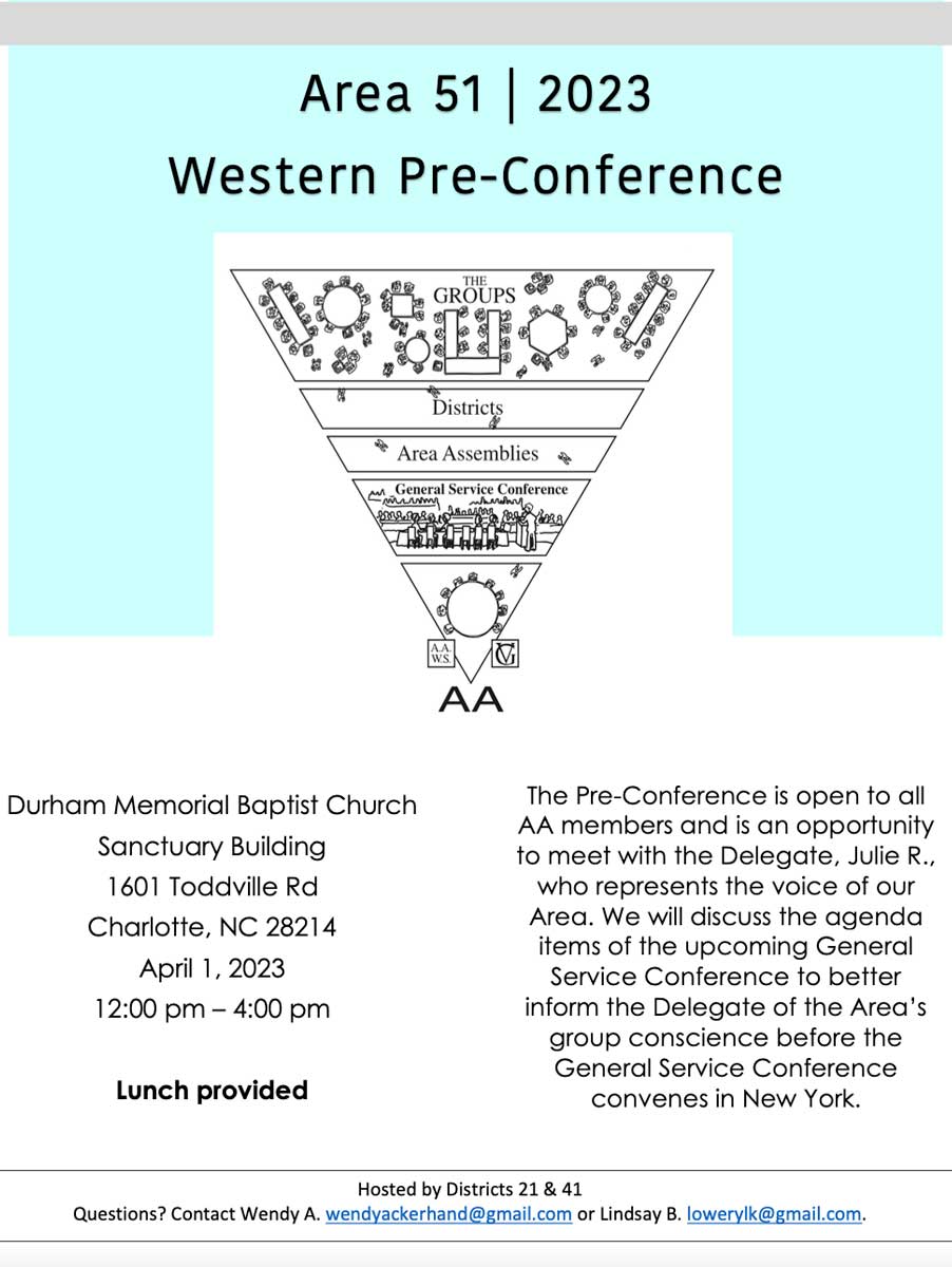 Area 51 Western Pre-Conference 2023 Flyer